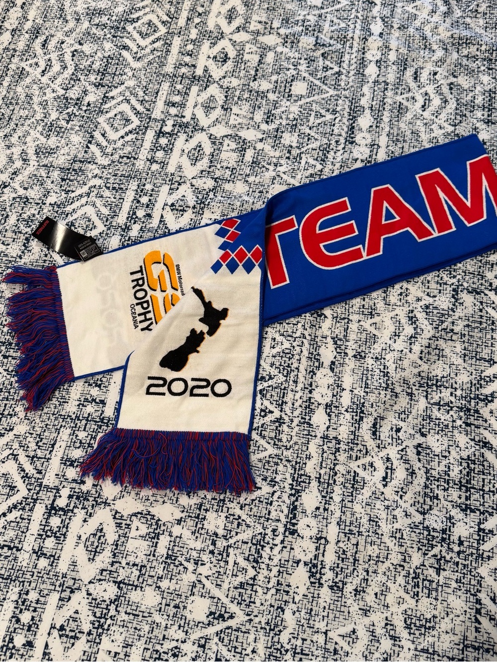 Official Team USA NWT Ruffneck Scarf 2020 BMW Motorrad GS Trophy Red White Blue